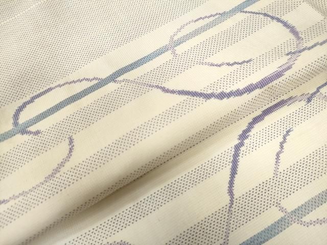 平和屋着物○本場大島紬 9マルキ 吉祥花文 正絹 逸品 CAAU1940yc 平和屋