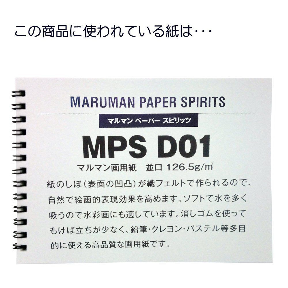 画用紙 天のり製本 並口 図案シリーズ A 4 スケッチブック S 252 マルマン