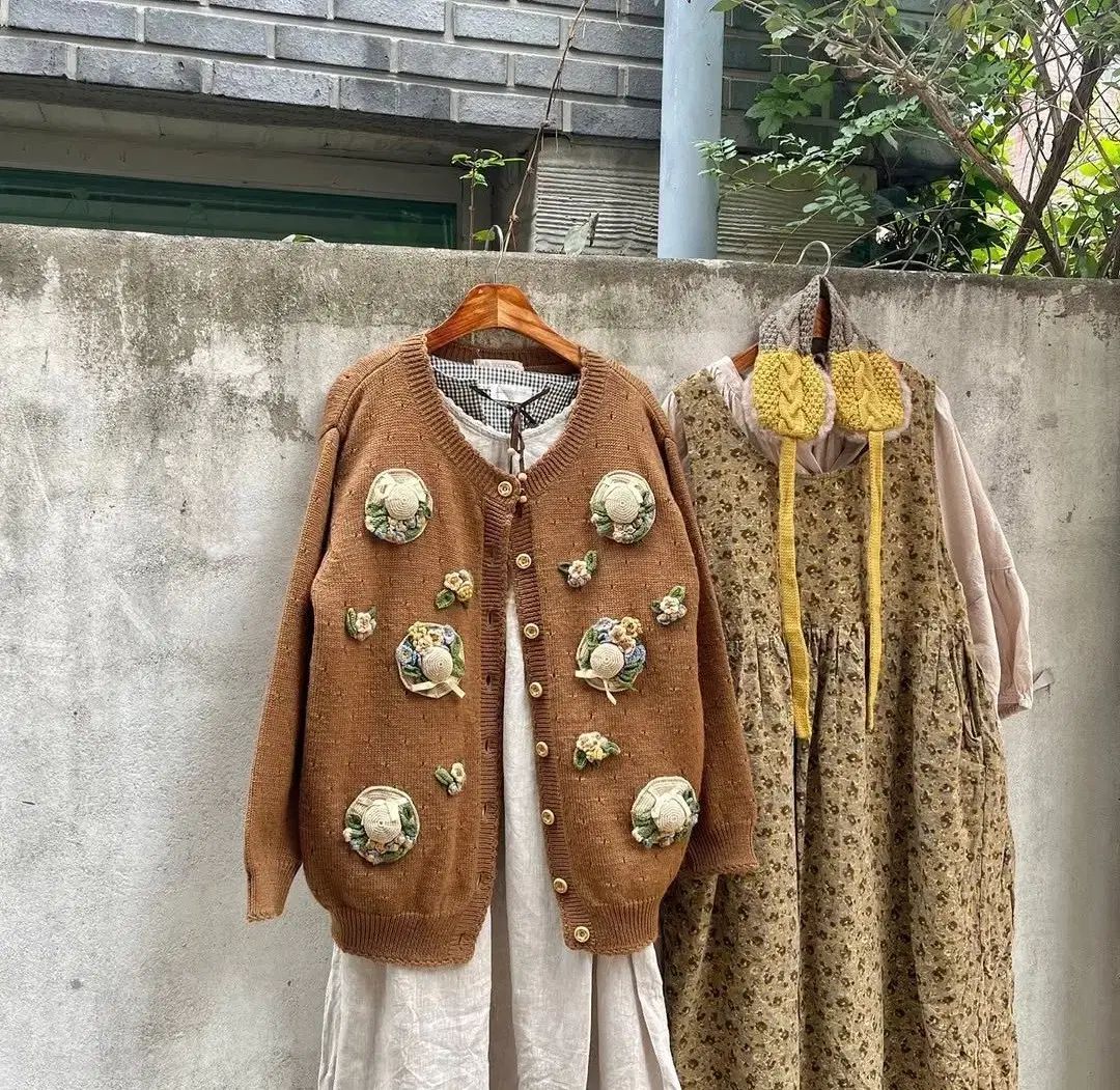 ちくねヴィンテージ アン オブ レッド ヘア レイヤード ワンピース コーディネートセット