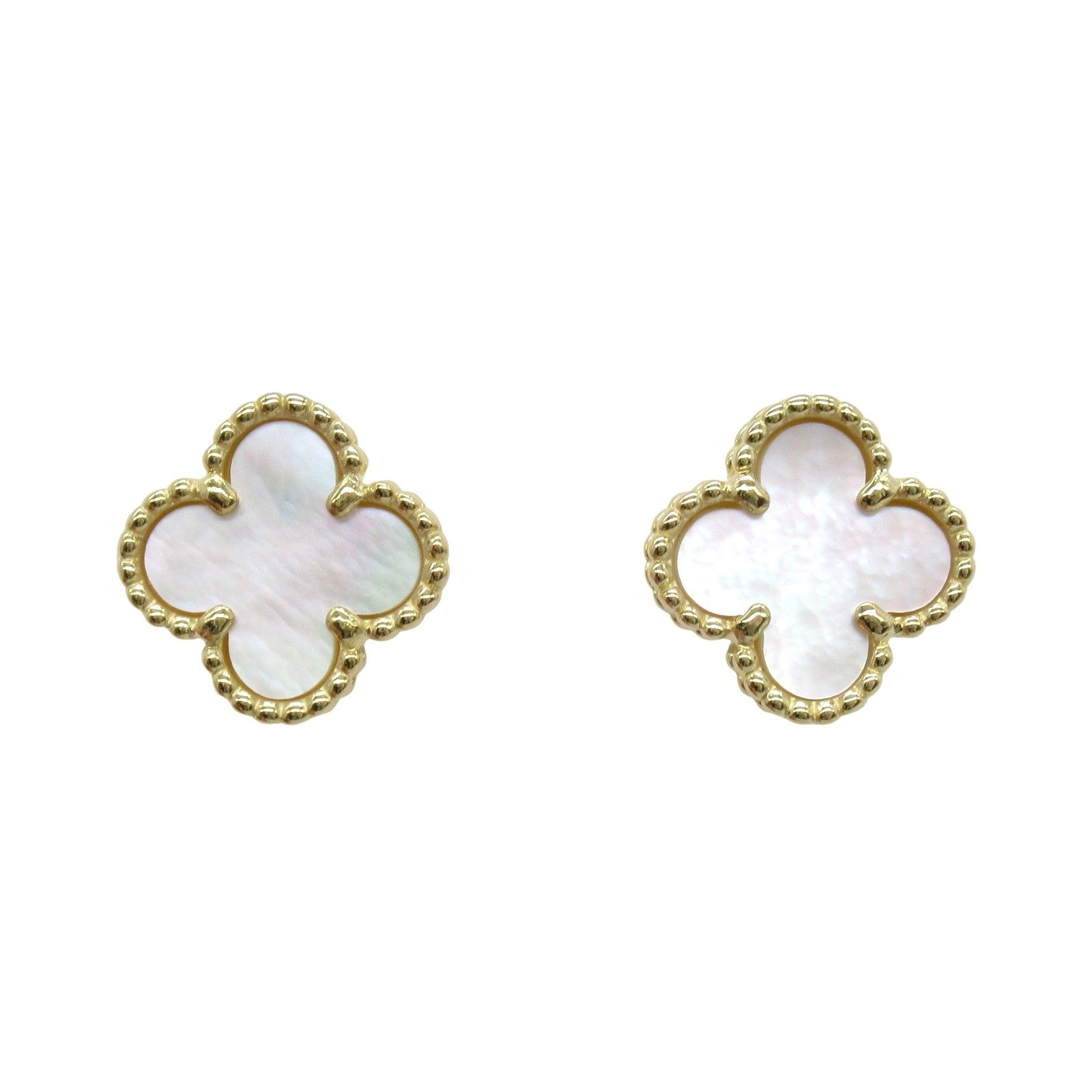 ヴァンクリーフ＆アーペル Van Cleef - Arpels ピアス スウィートアルハンブラ ピアス マザーオブパール RA44800 K18 イエローゴールド スウィートアルハンブラ ピアス マザーオブパール レディース Used A