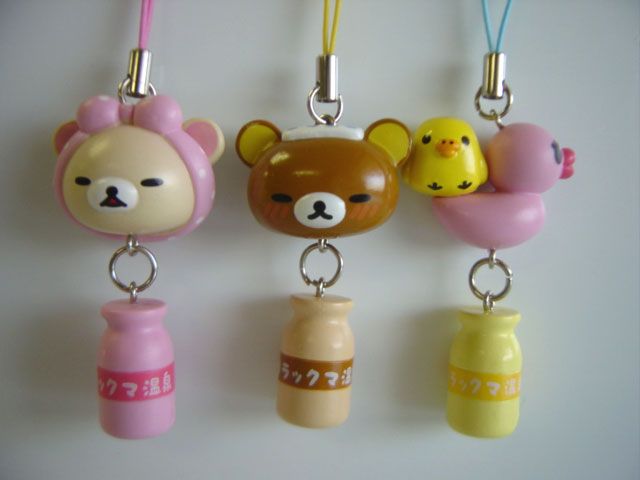 ♯Hpm16KTリラックマほっこり温泉ストラップ全6種 ♯Hpm16KTリラックマほっこり温泉ストラップ全6種