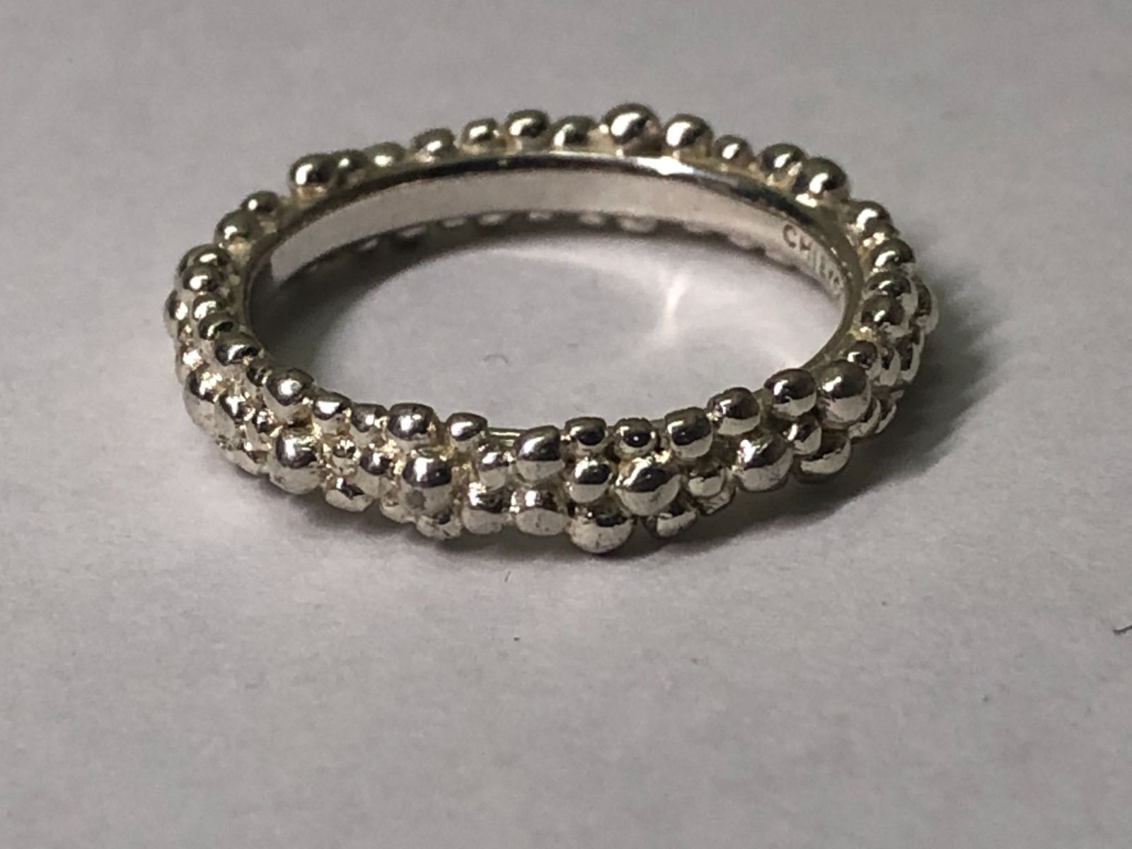 □chieko+ チエコプラス caviar ring つぶつぶリング シルバー 