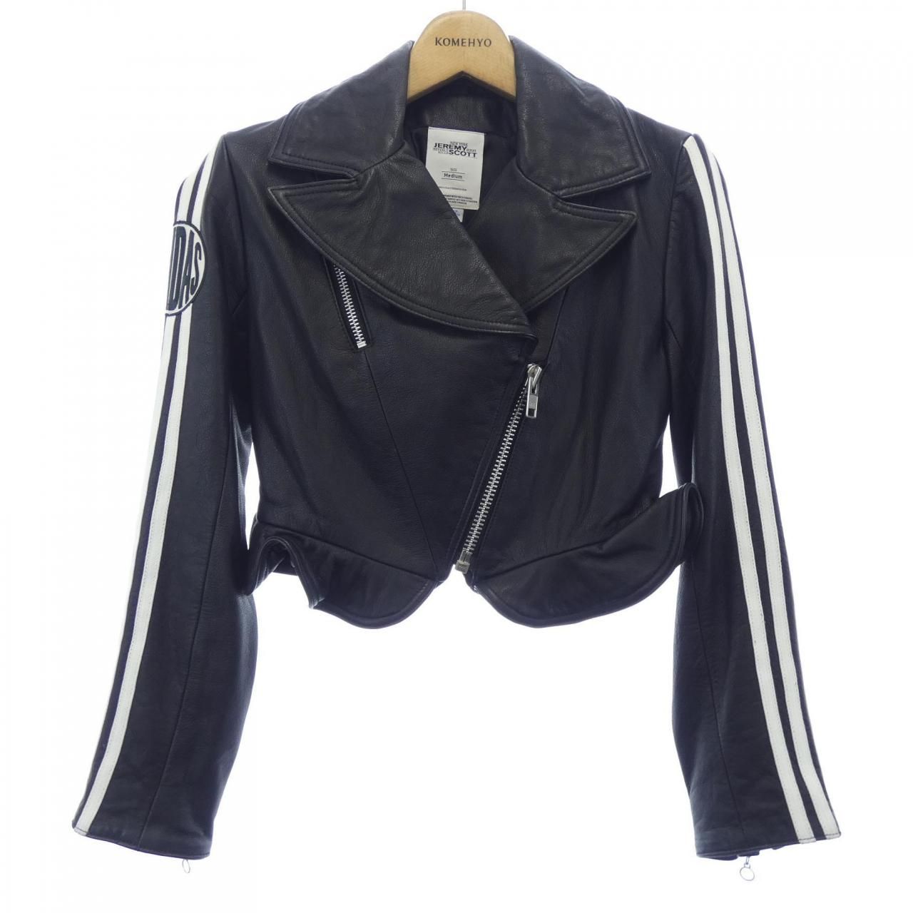 ジェレミースコット JEREMY SCOTT レザーライダースジャケット