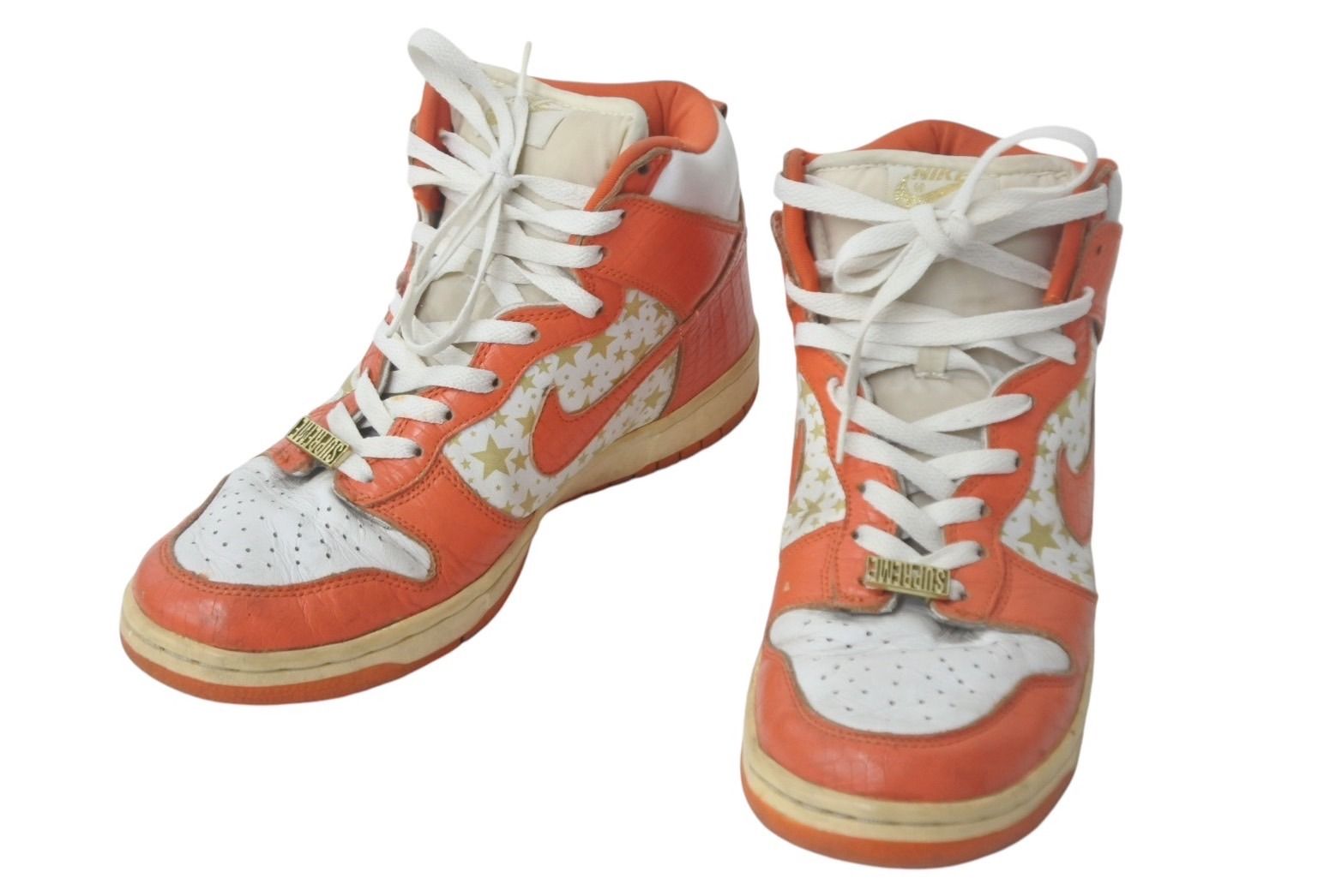 Supreme × Nike SB Dunk High Orange Stars シュプリーム ナイキ 