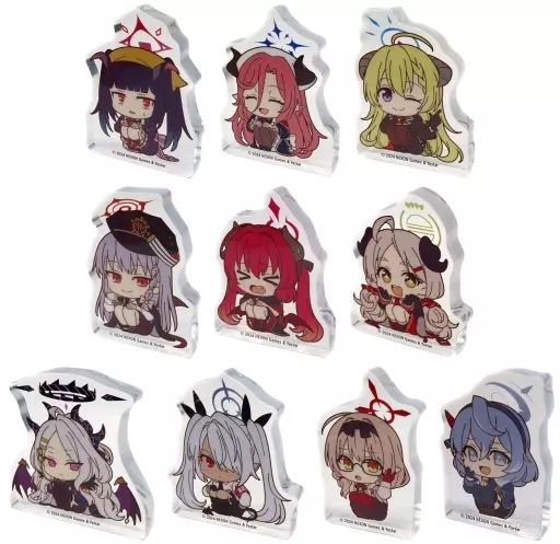 アクリルスタンド アクリルパネル 全10種セット ブルーアーカイブ POP UP SHOP in アトレ秋葉原 2025 ころっと アクリルフィギュアコレクション Vivimus vol.2