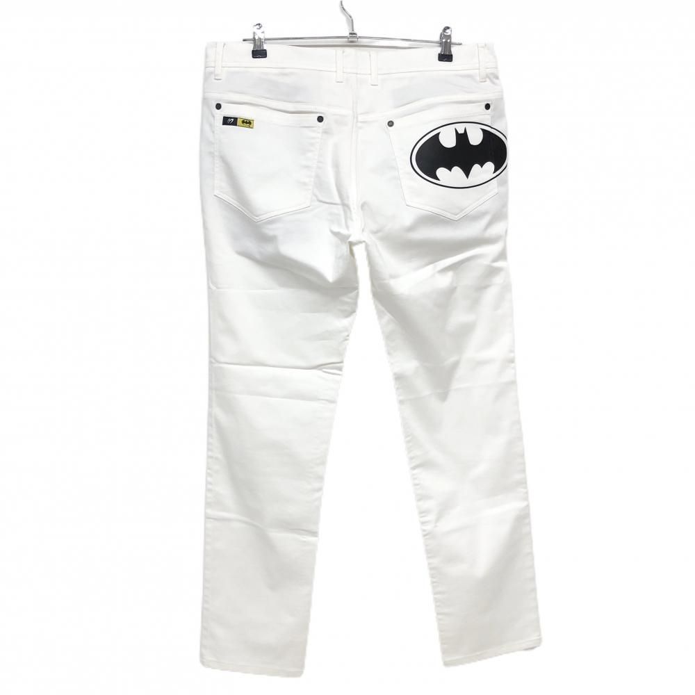 ☆特価☆マスターバニー×バットマン パンツ 白×黒 ポケットプリント