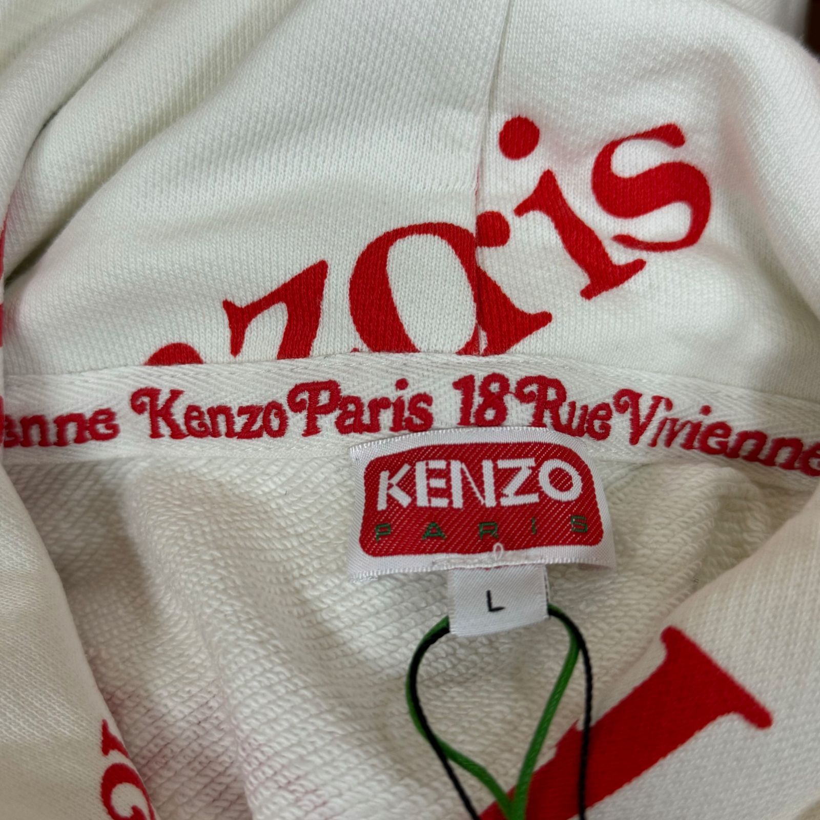 定価68200円 新品 KENZO 24SS KENZO BY VERDY OVERSIZE HOODIE 