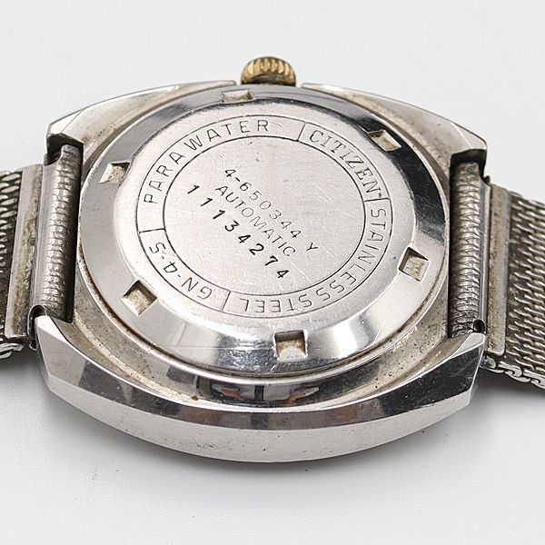 シチズン AT/自動巻 4-650344 青文字盤 21石 デイデイト
