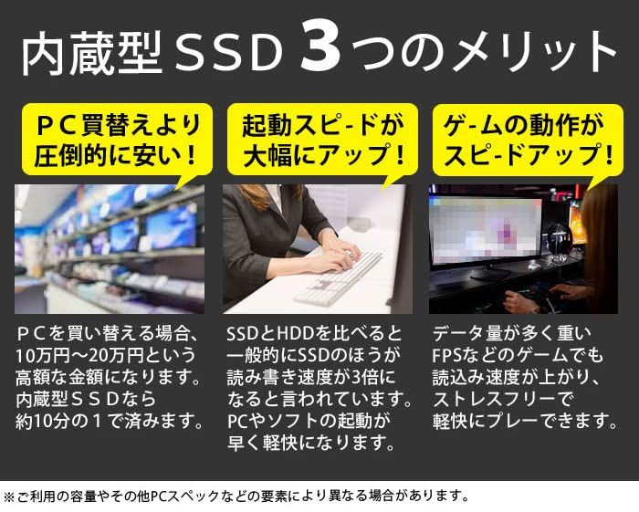 WINTEN SSD M.2 SATA 2TB 2280 3D NAND SATA3 6Gb s 最大読取 550MB s 最大書込 520MB s エラー訂正機能 省電力 衝撃に強い 内蔵型 5年 WTM2-SSD-2TB VETTDRUCK_DE