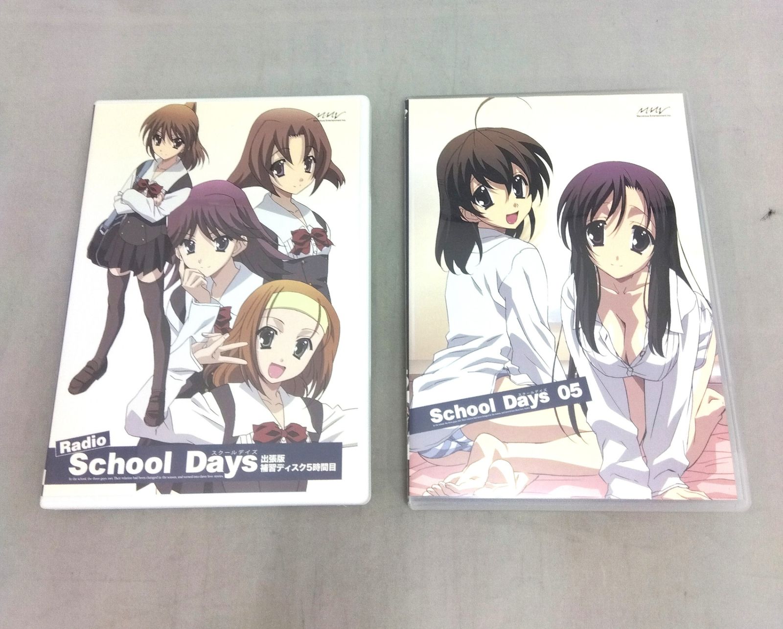 【超希少】School Days スクールデイズ スティックポスター 5種類 School Days スクールデイズ L×H スティックポスター 西園寺世界