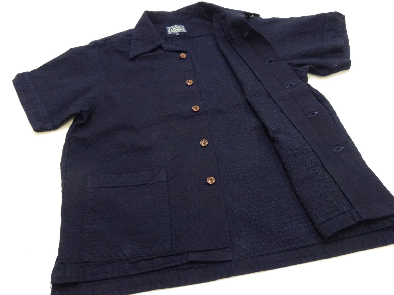 美品 ステュディオダルチザン ベトナム 刺繍入り 半袖 オープンカラーシャツ S 186307463.jpg?cmsp_timestamp=