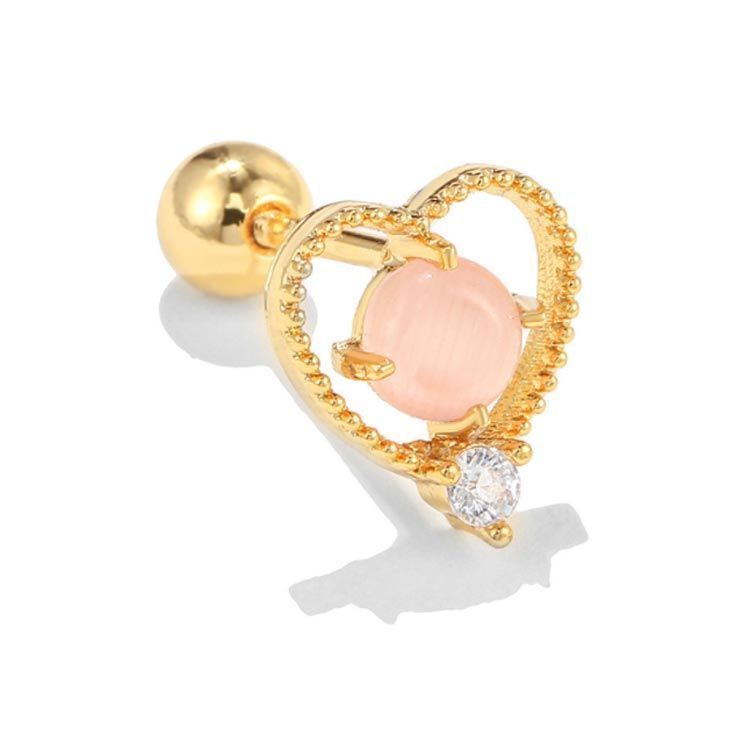 プレゼントにも！ラブ垂れ下がりピアス ゴールド WITH LOVE アニカイネズ ANNIKA INEZ ANNIKA INEZ ピアス Heart Drop