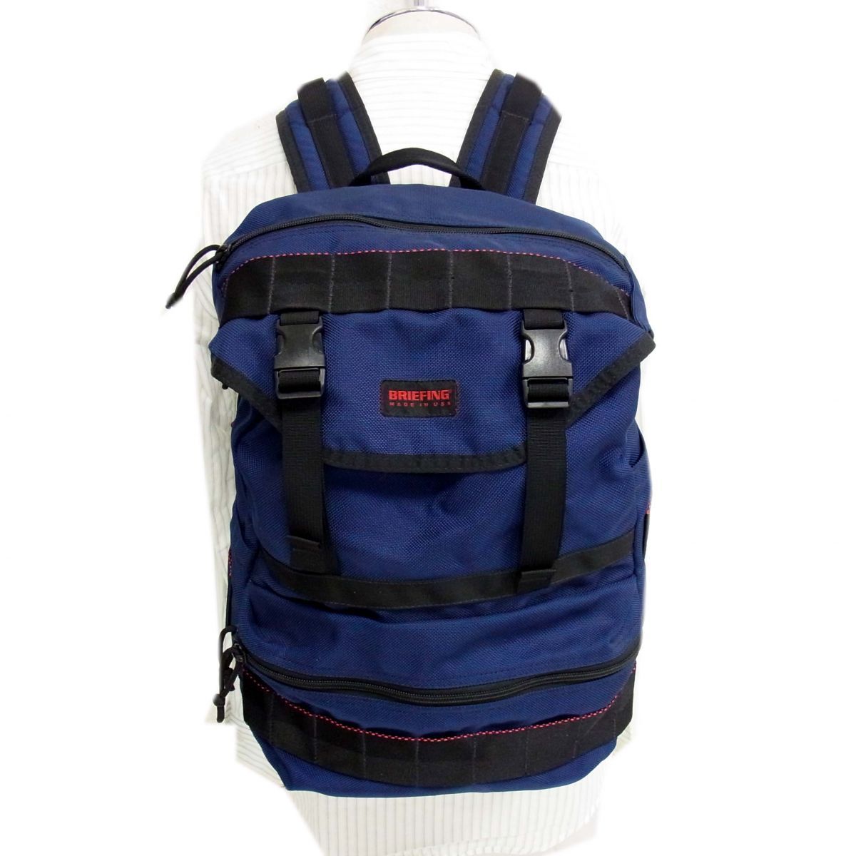 ブリーフィング　BRIEFING シンプルフラップ　リュック　アメリカ製 ブリーフィングBRIEFING シンプルフラップリュックアメリカ製