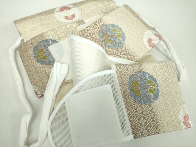 平和屋着物●ワンタッチつけ帯 唐織