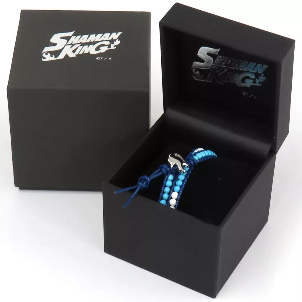 ホロホロ 天然石 コードブレスレット　シャーマンキング　マンキン 中古】銀製品・指輪・アクセサリー(キャラクター) ホロホロ 天然石
