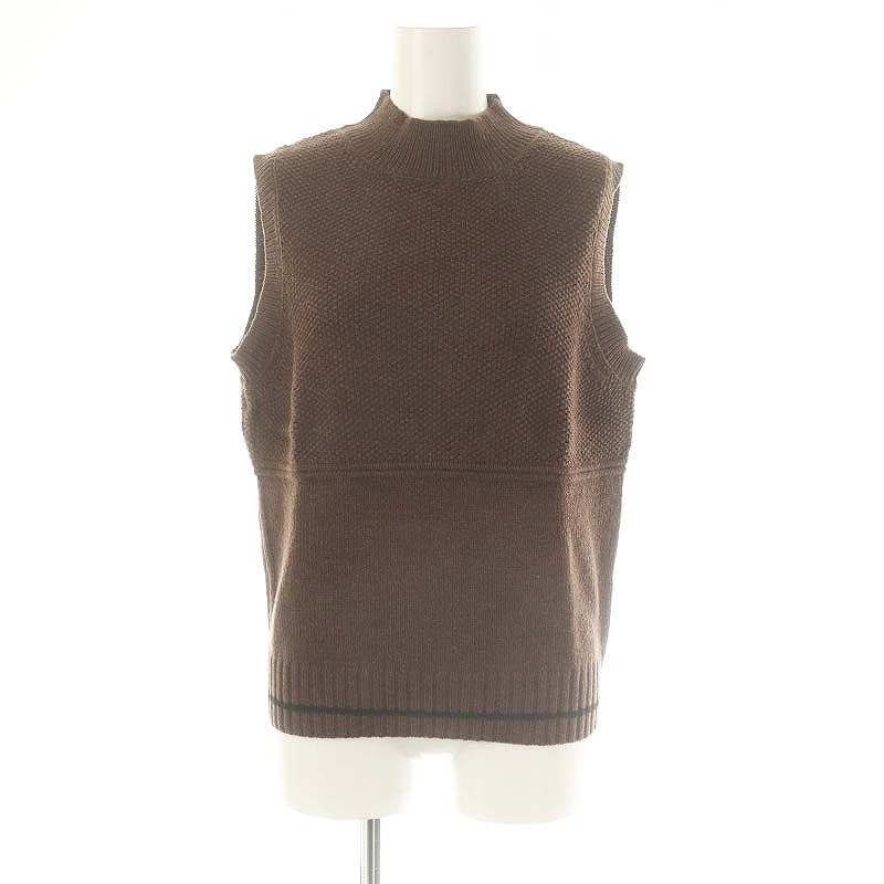 【美品】 マーガレットハウエル MHL. ニットベスト ベスト プルオーバー マーガレットハウエル MHL. DRY LAMBS WOOL ニットベスト