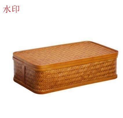 注目新作☆編みの茶器の☆収納箱竹制漆☆茶箱☆カンフー茶道の
