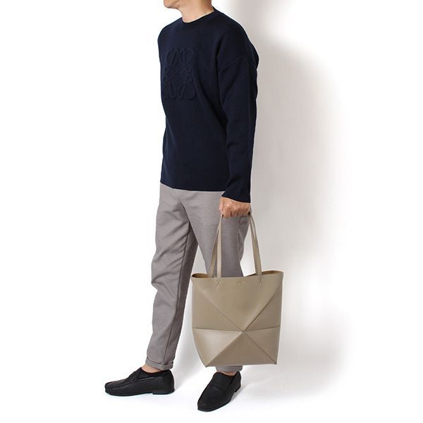 NEW LOEWE パズルフォルド トート Medium サンド◆A657G50X01 25AWモデル ロエベ LOEWE PUZZLE TOTE MEDIUM メンズ パズル