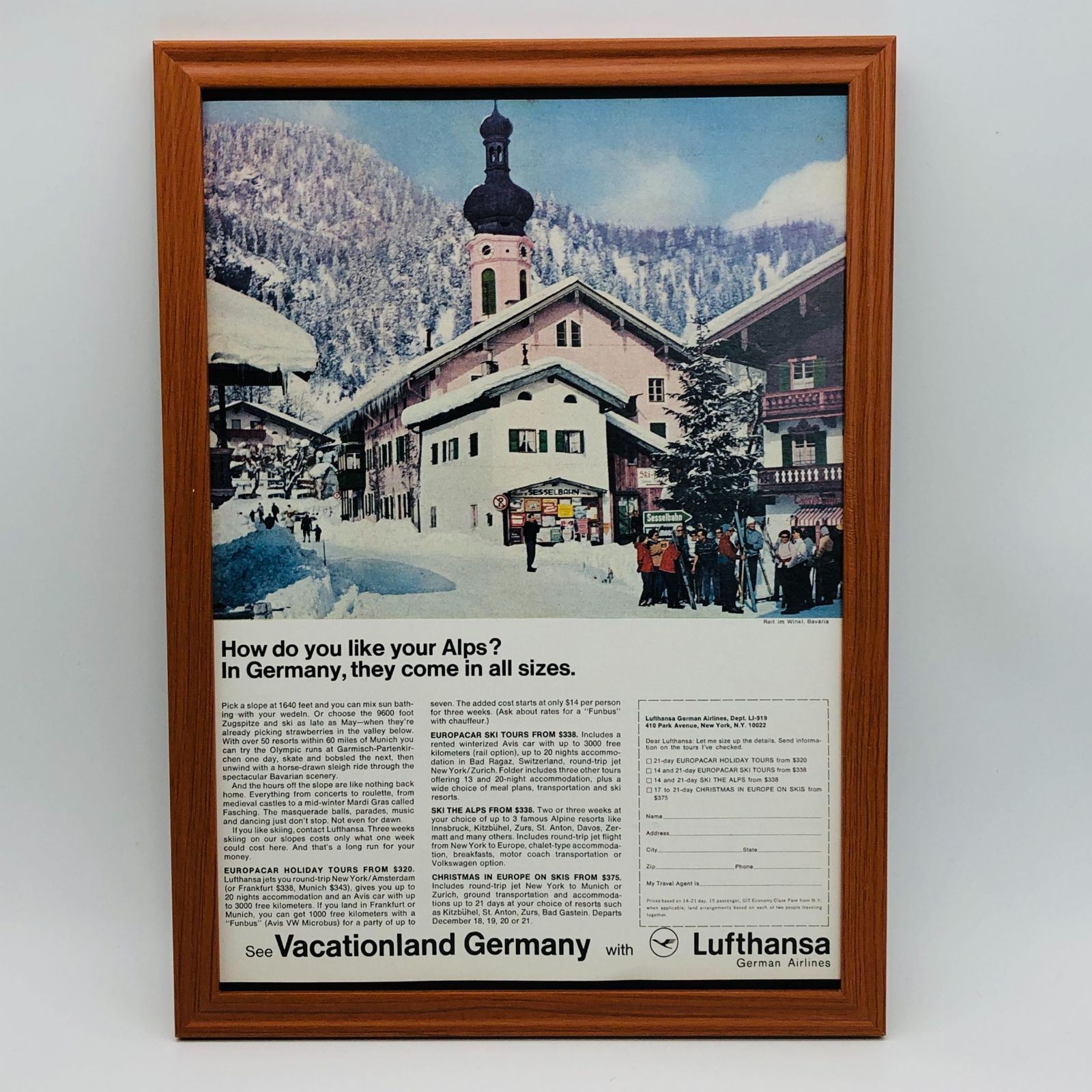 レトロなポスター【額装済】 Amazon.co.jp: 額装品比良山スキー場・三和銀行 週刊ファイト昭和