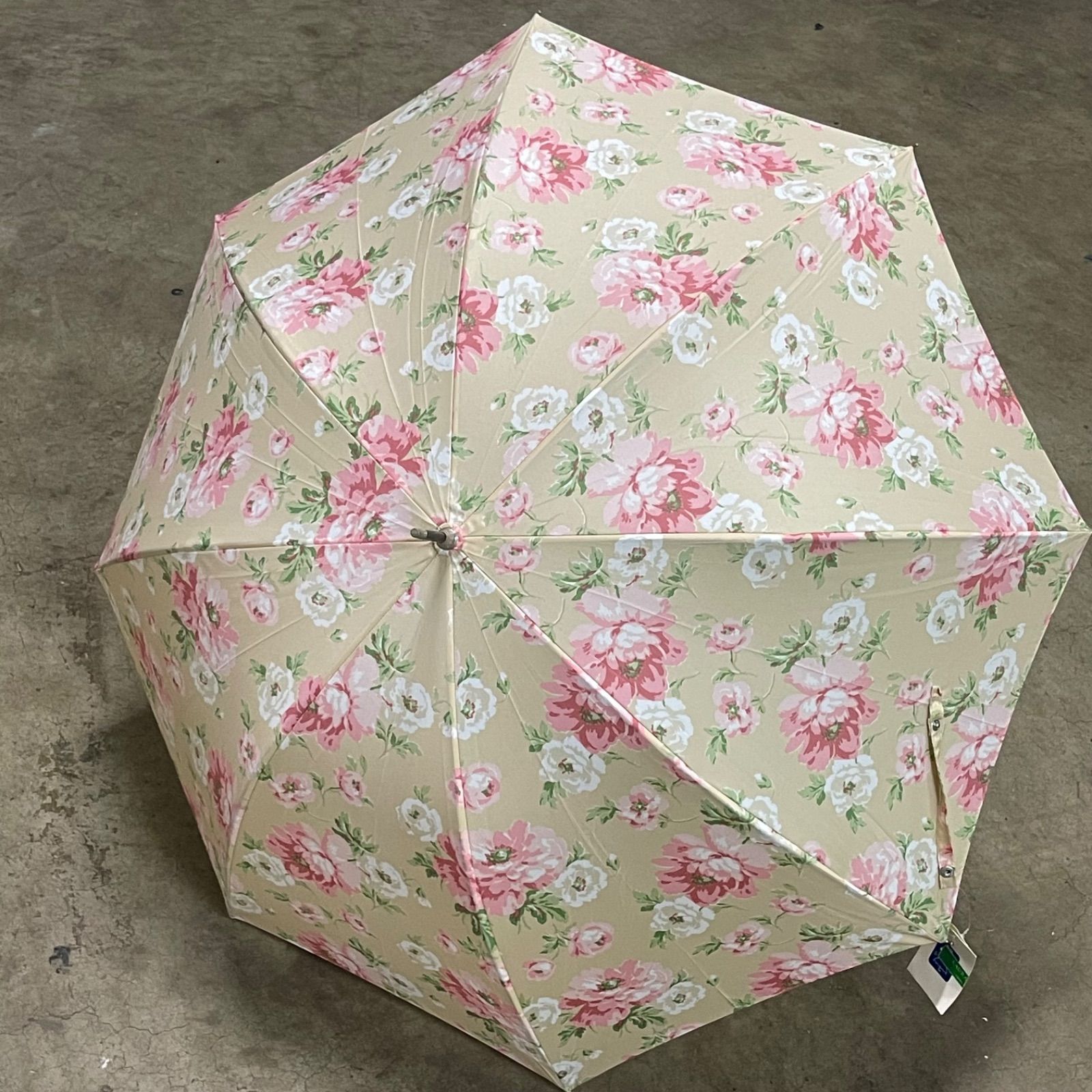 ローラアシュレイ 花柄長傘 NPA】タグ付き LAURA ASHLEY ローラアシュレイ 雨傘 長傘 花柄