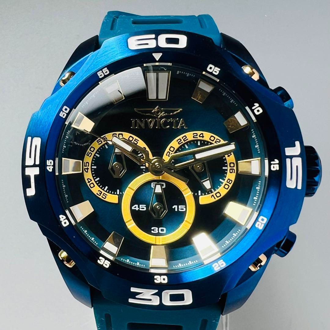 INVICTA インビクタ 腕時計 メンズ ブルー 新品 クォーツ 電池式 