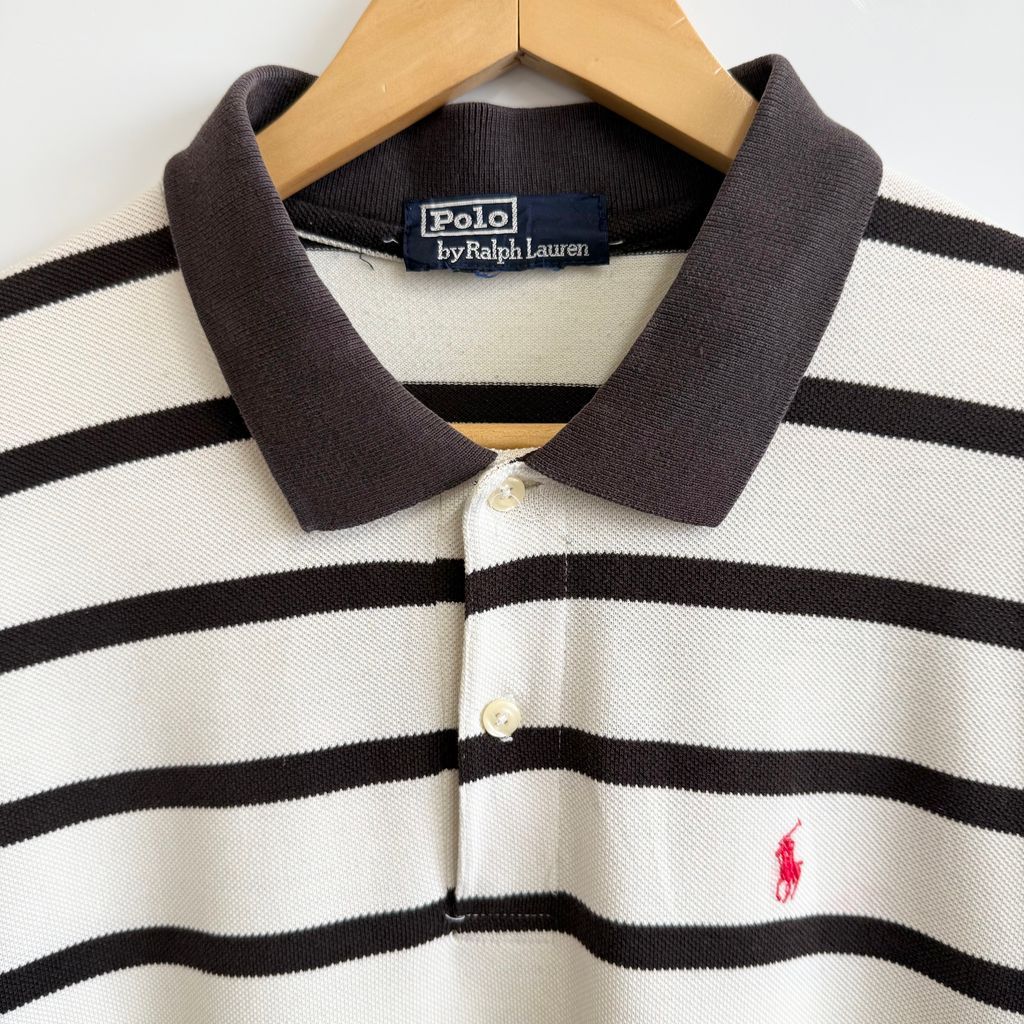 POLO RALPH LAUREN ラガーシャツ ボーダー ロゴ 刺繍 ポロ POLO RALPH LAUREN ポロ ラルフローレン ボロ ポロシャツ 半袖