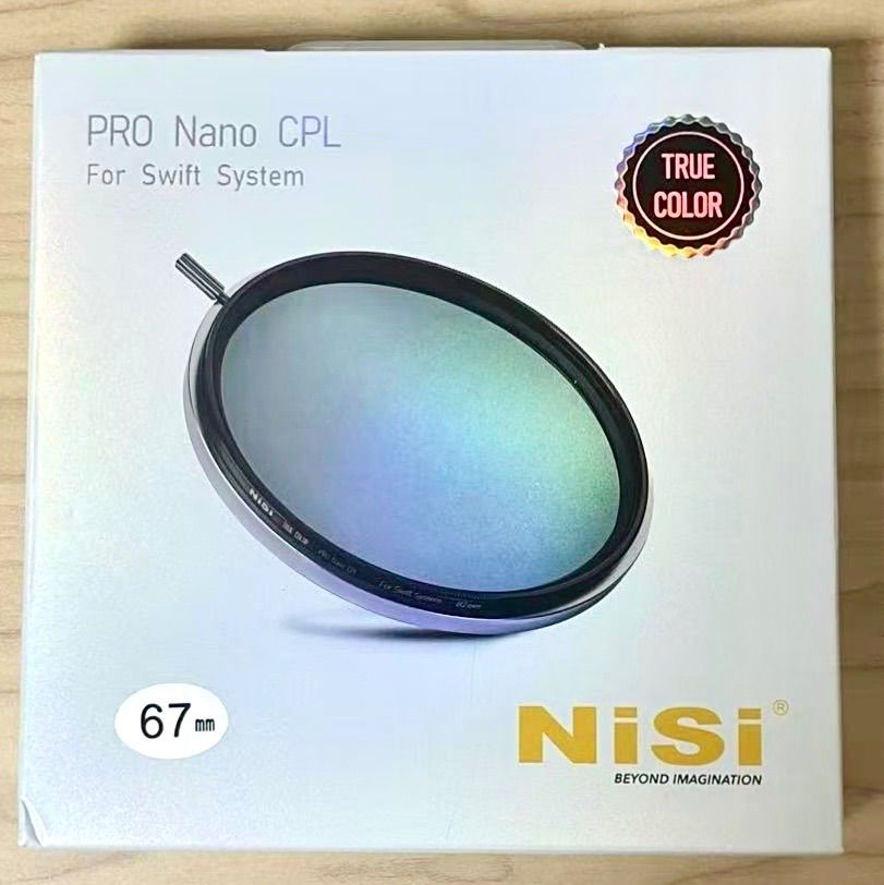 NiSi SWIFTシステム 偏光フィルター True Color CPL 67mm