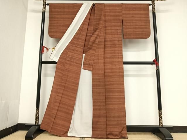 平和屋着物▽ざざんざ織 伊兵衛織 単衣 正絹 逸品 AAAR1060np - メルカリ