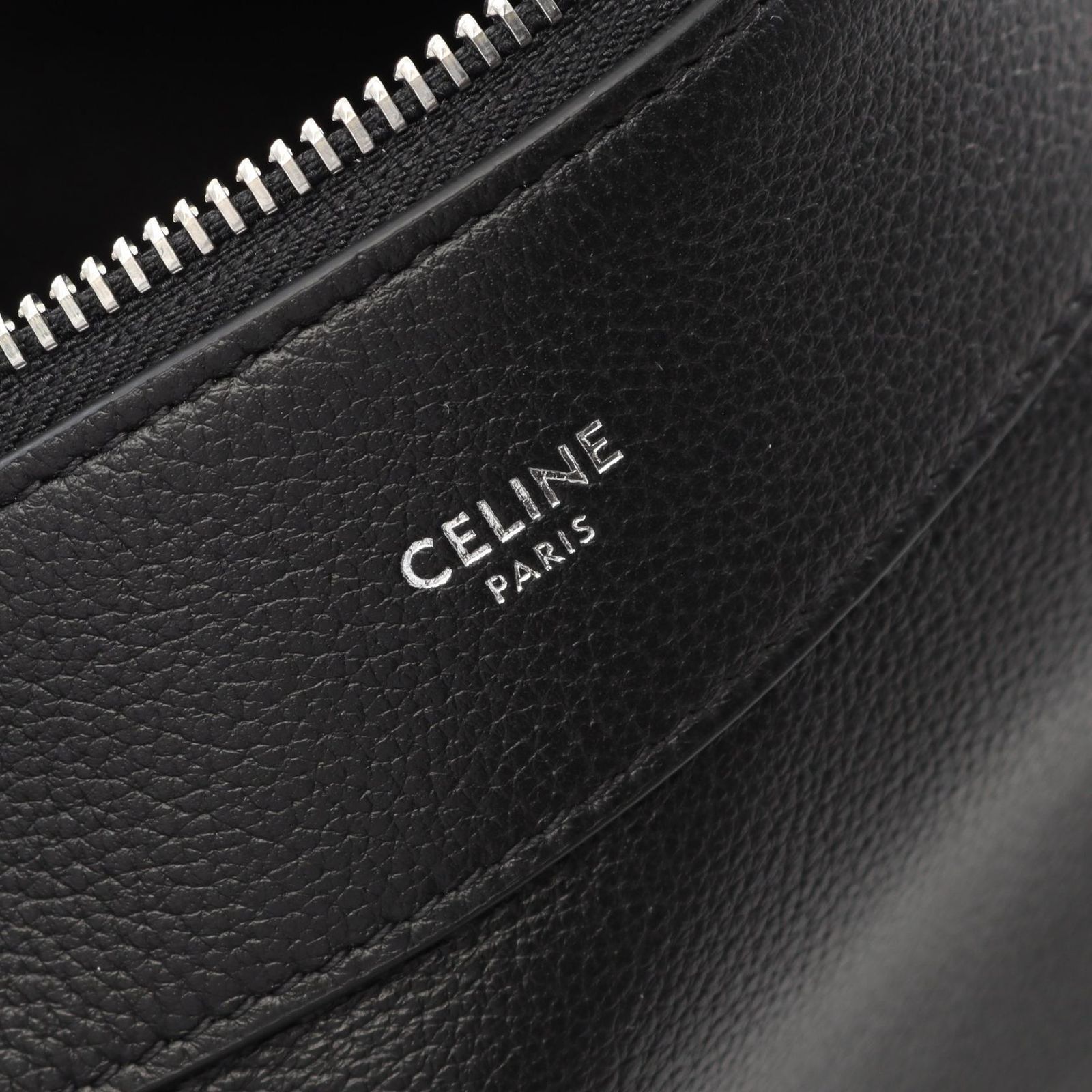 セリーヌ レザー ショルダーバッグ 111773DPJ38SI セリーヌ CELINE ショルダーバッグ 111773DPJ38SI ブラック