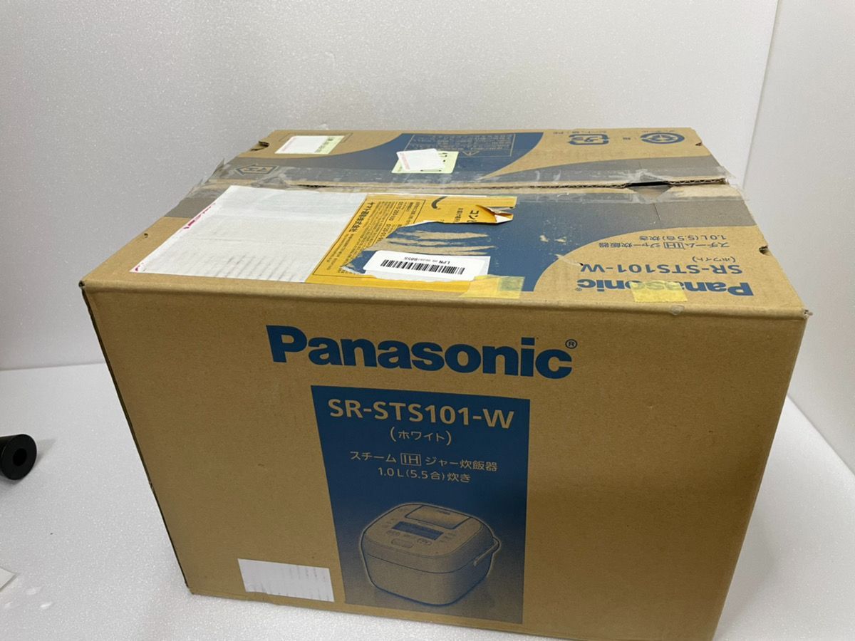 2年保証』 新品、未使用 【新品】パナソニック SR-STS101-W スチームIH ...