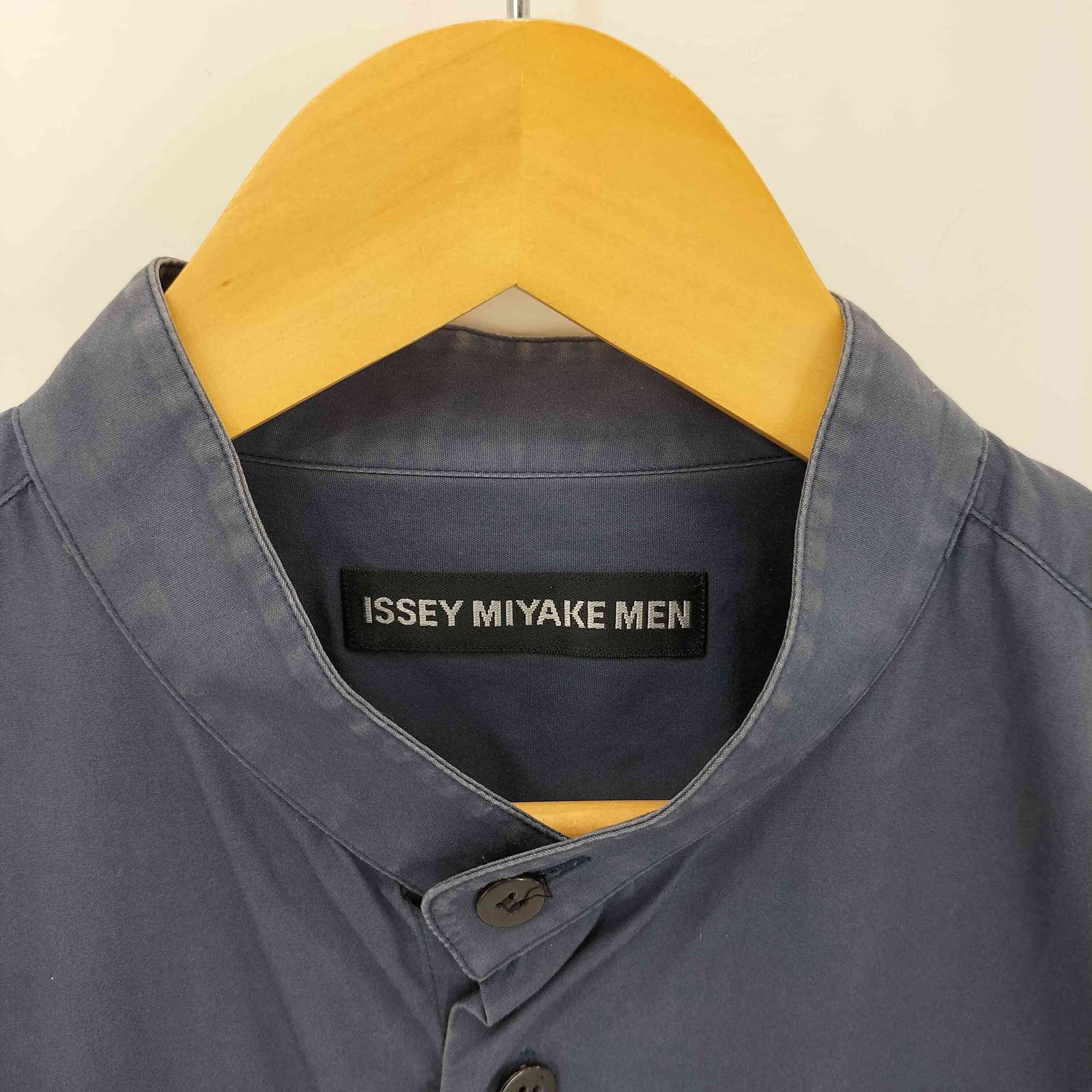 イッセイミヤケメン ISSEY MIYAKE MEN バンドカラー レギュラーカラー