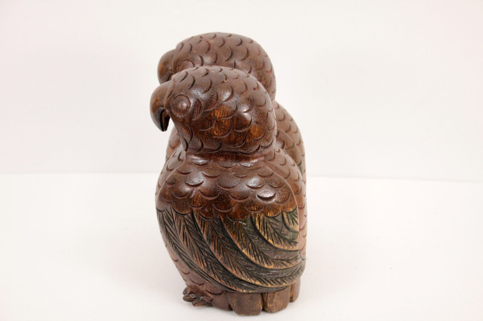 「二羽の鳥の置物 #15 東南アジア」 木彫り 二羽の鳥の置物 #15 東南アジア」 木彫り - メルカリ