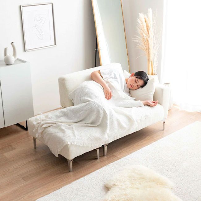 片肘2人掛けソファ（オットマン付）ローソファ コーナーソファ