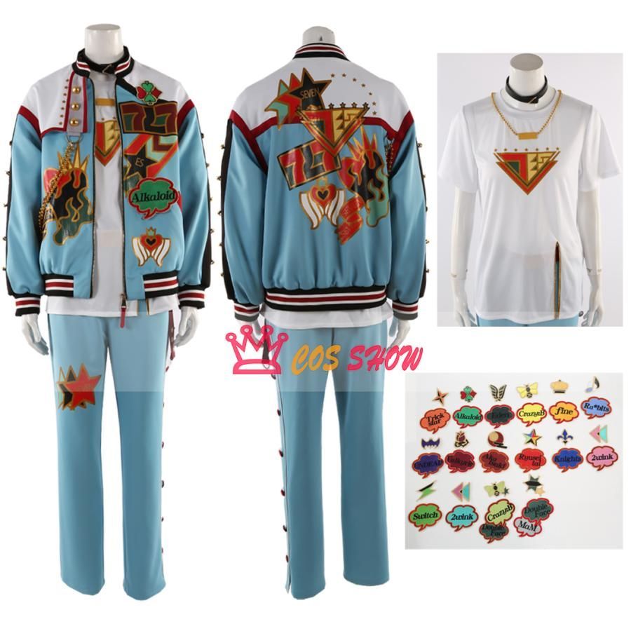 あんさんぶるスターズ! あんスタ 7周年衣装 アニバーサリーChance コスプレ衣装 cosplay 刺繍ワッペン一つ選択 仮装 オーダーメイド製