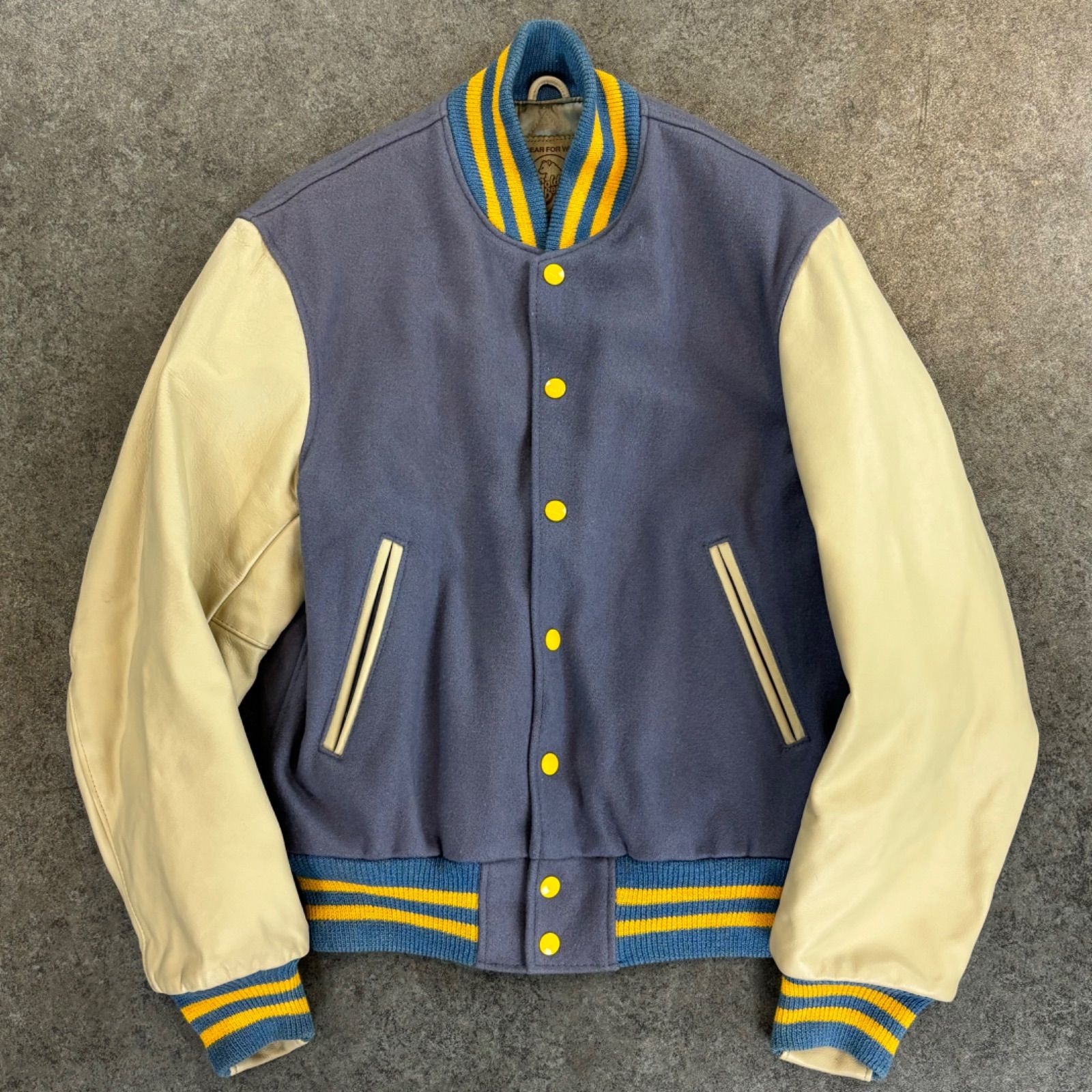70s〜80s Golden Bear ゴールデンベア スタジャン レザー - メルカリ