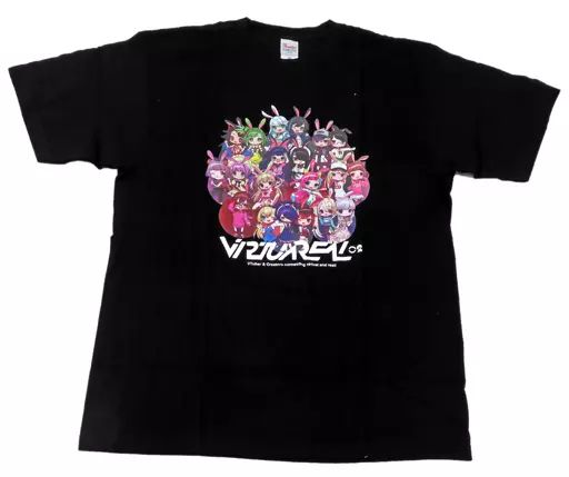 中古】衣類 集合 オリジナルTシャツ ブラック XLサイズ 「バーチャル 