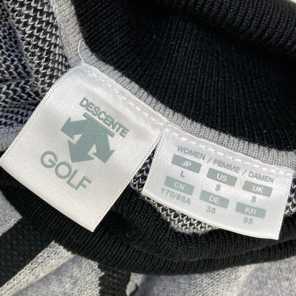 BEAMS GOLF☆2024バイカラーワイドリブモックネックニットS黄茶 BEAMS GOLF☆2024バイカラーワイドリブモックネックニットS黄茶