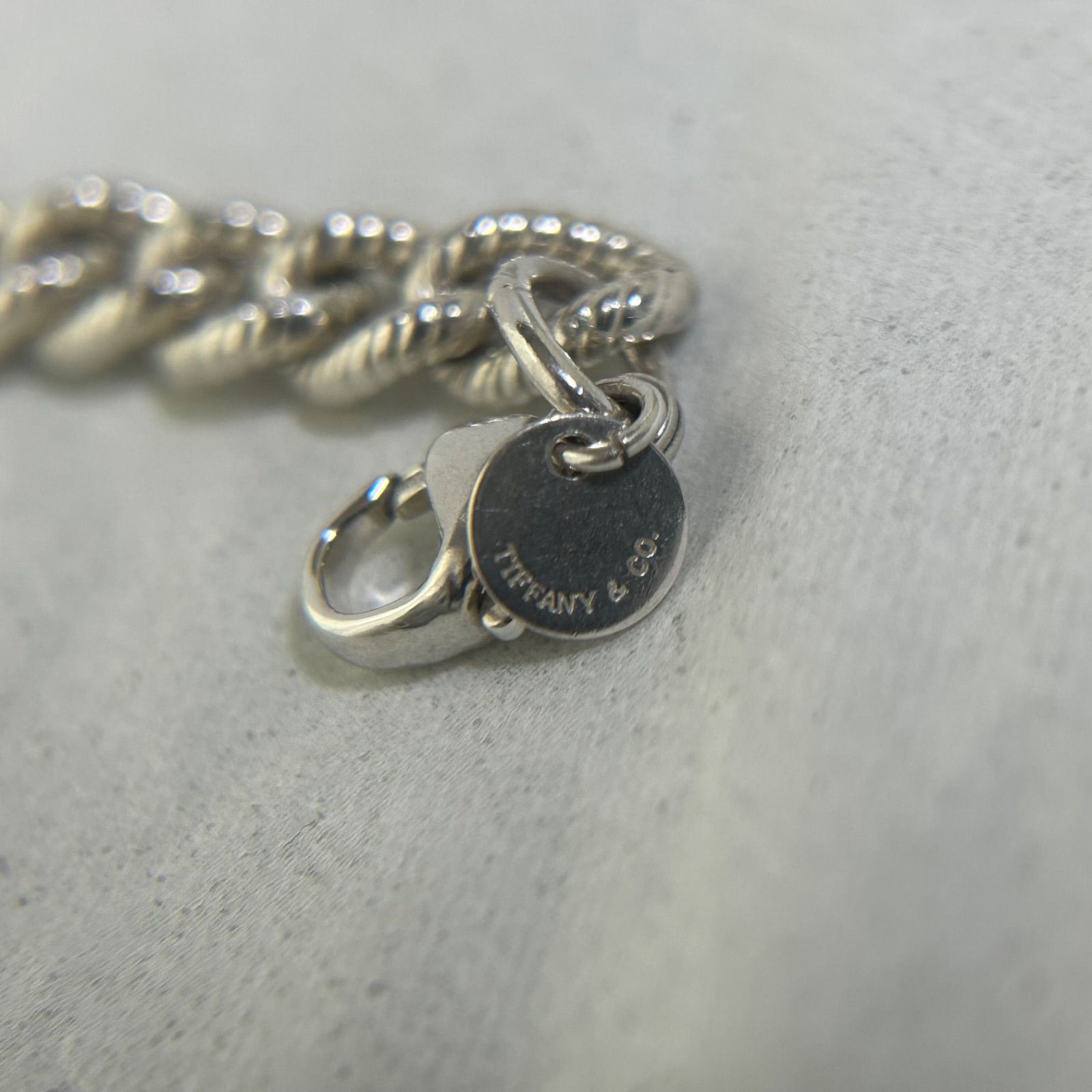 オンライン オールドティファニー ツイストロープ チェーン