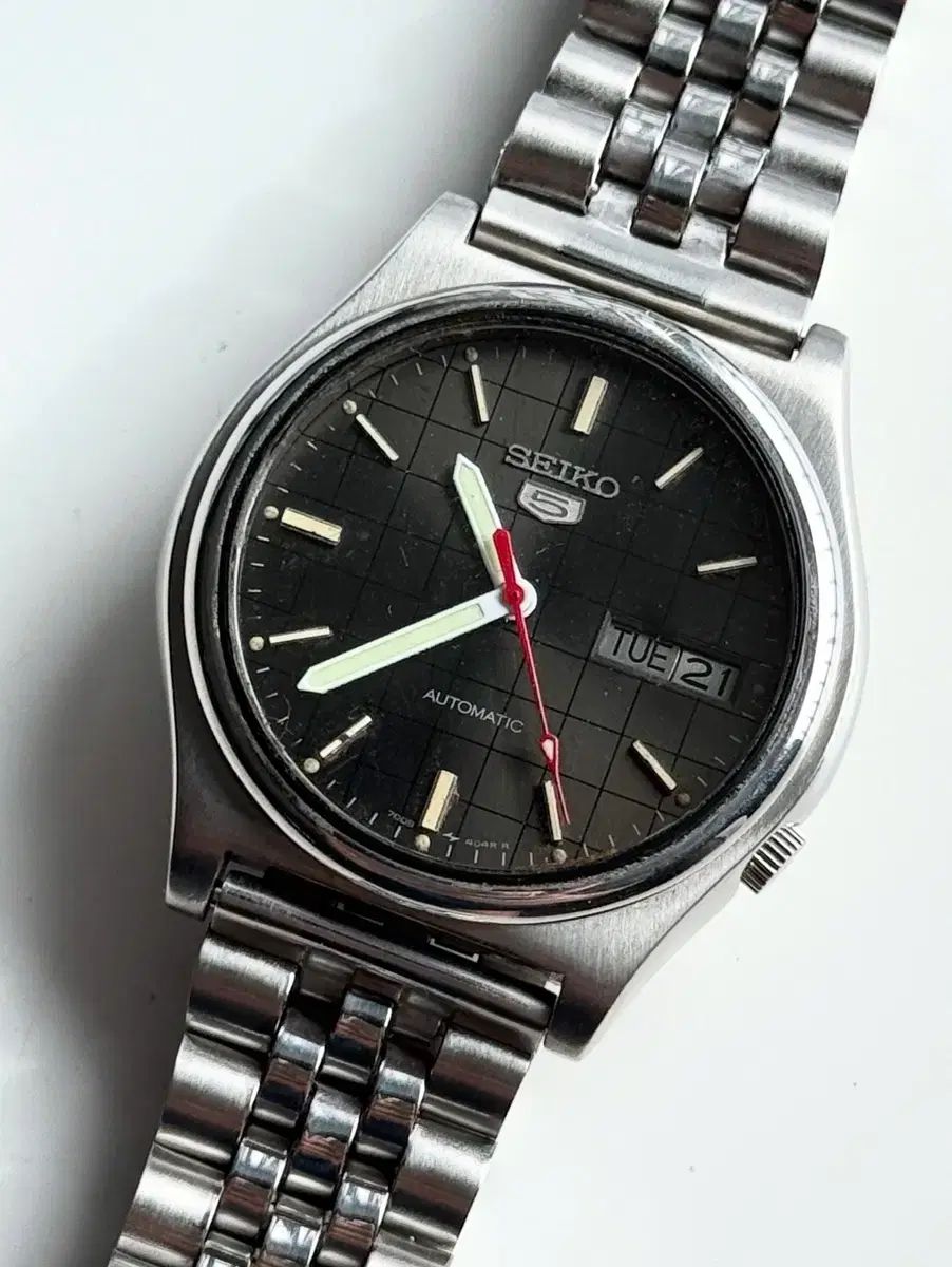 80s SEIKO SEIKO セイコー 5 ヴィンテージ オートマティック メタル 腕時計