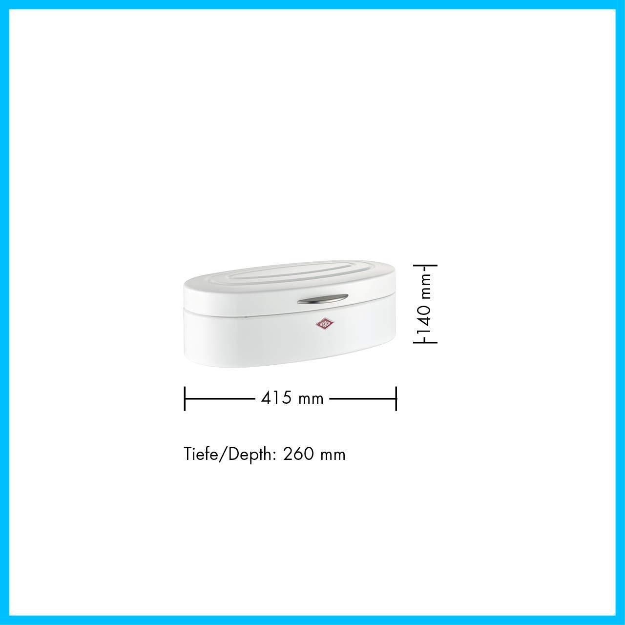 ウェスコ WESCO ブレッドケース 41 5 26 H 14 cm ブレッドボックス ホワイト 236201 01