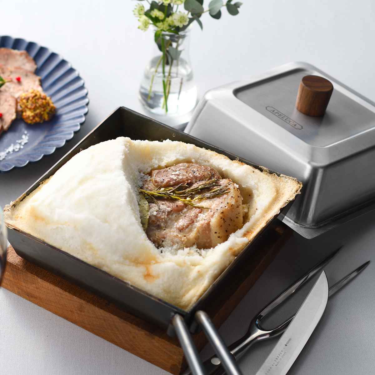 フライパン APELUCA コンパクトディープパン フタ付き 鉄製 日本製