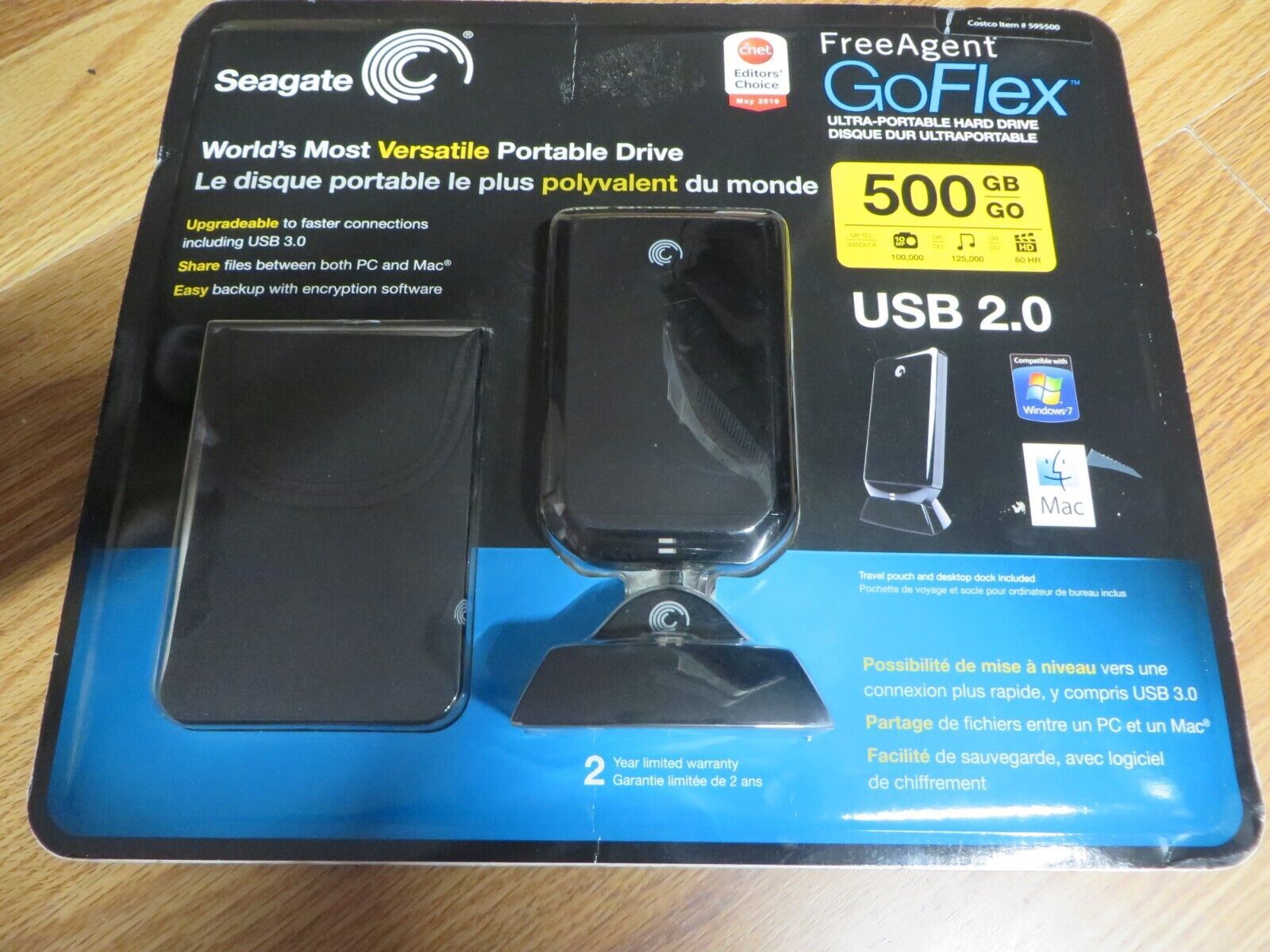 シーゲートエージェント ゴーフレックス 500GB