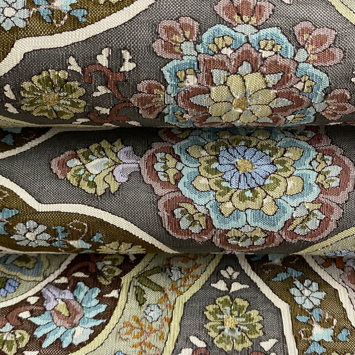 よしみす 本金泥箔 西陣 広裳佳苑謹製 袋帯 よしみす 本金泥箔 西陣 広裳佳苑謹製 袋帯 希少 袋帯 西陣 広瀬織物