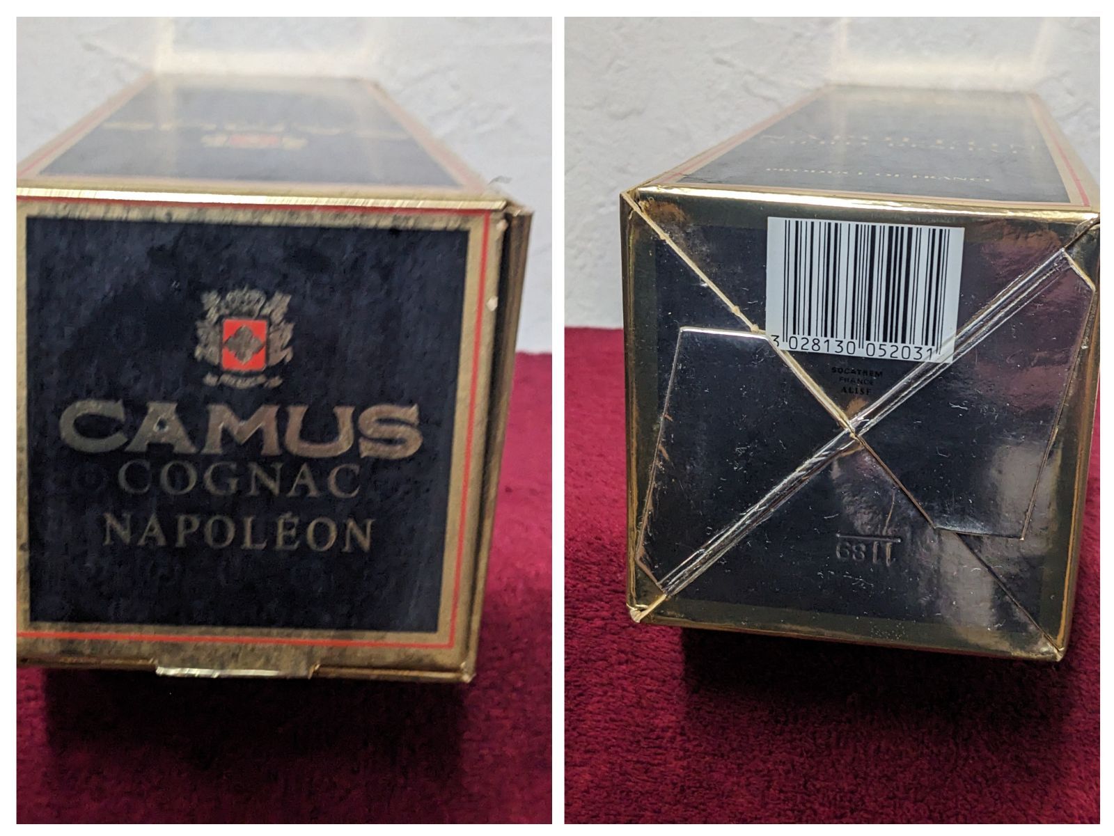 古酒　CAMUS ナポレオン　他3種セット 古酒】【中古品】カミュ・ナポレオン・エクストラ・オールド/ 箱