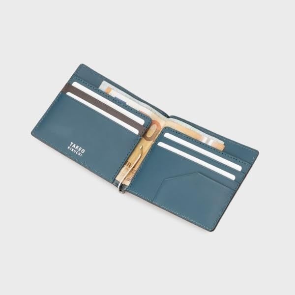 レザーリップルシリーズ マネークリップ付