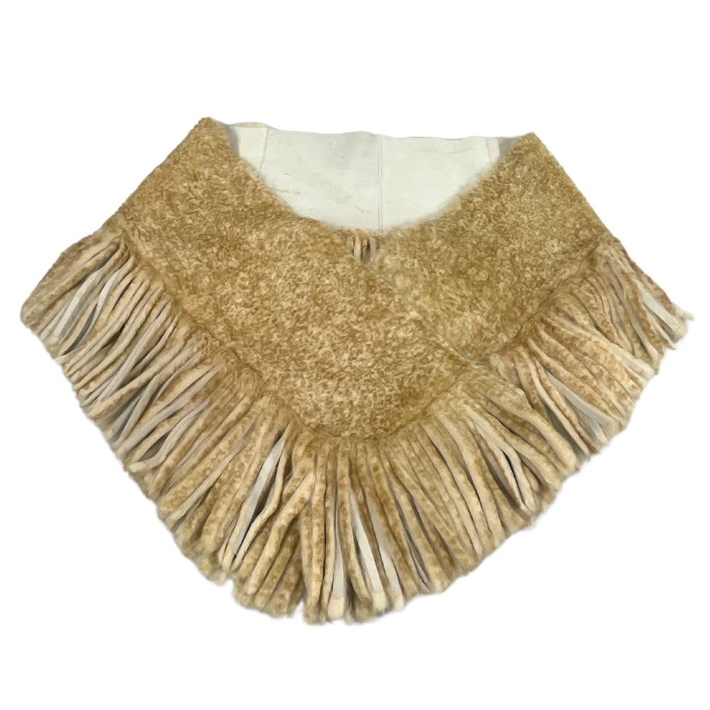 ETRO エトロ LAPIN ファー 毛皮 マフラー ブラウン系 正規品 / 50130