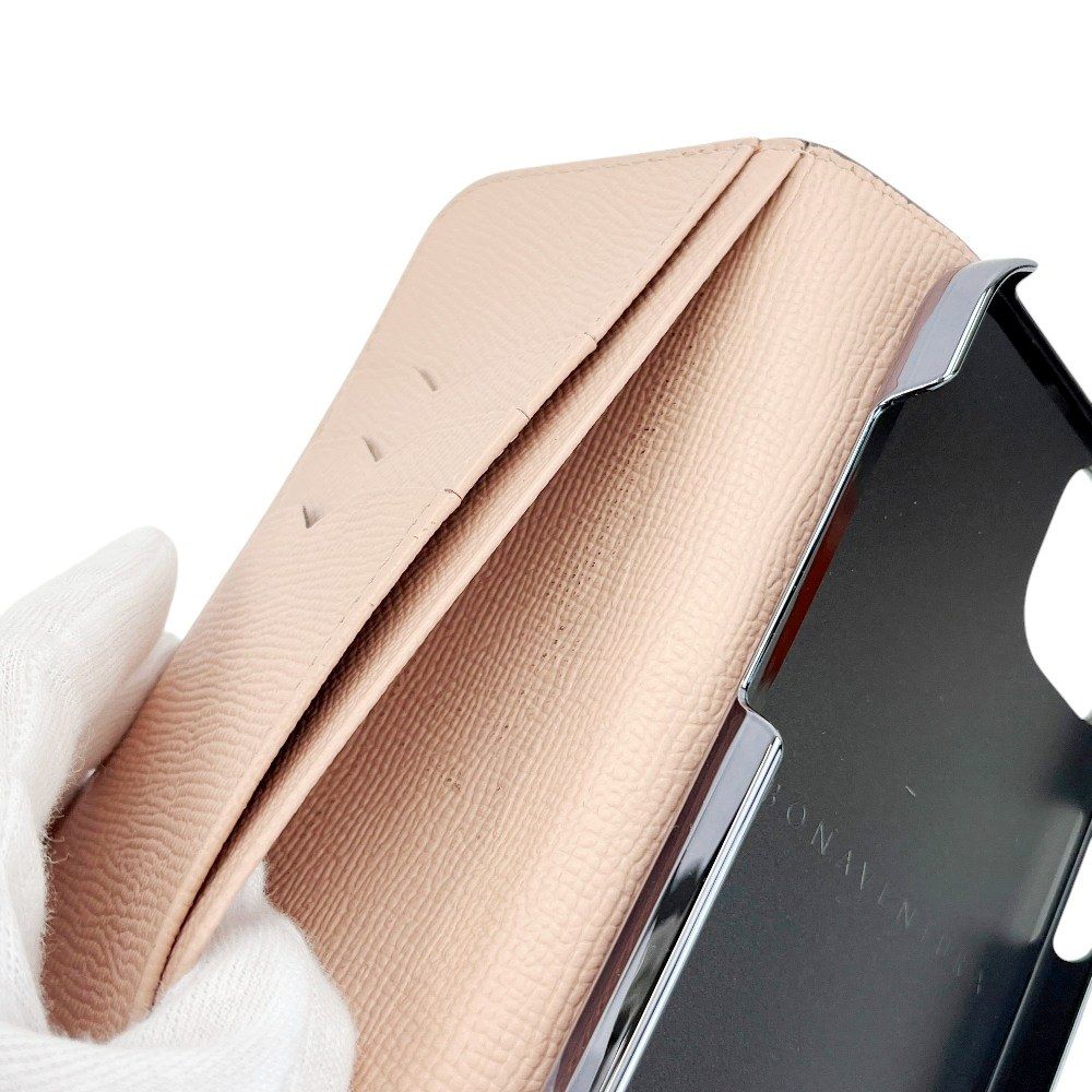 BONAVENTURA ピンク 手帳型ケース iPhone15 BONAVENTURA】iPhone15