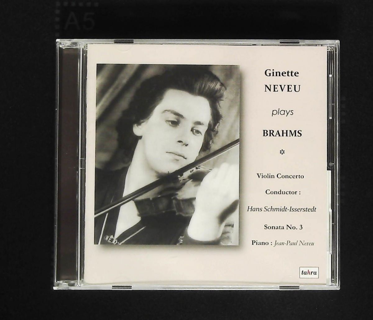 ブラームス ヴァイオリン協奏曲 ソナタ第3番 Ginette Neveu CD ジネット ヌヴー ALTUS