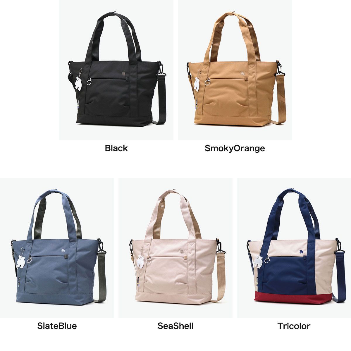 モズ トートバッグ レディース A4 大きめ ファスナー付き 大容量 moz