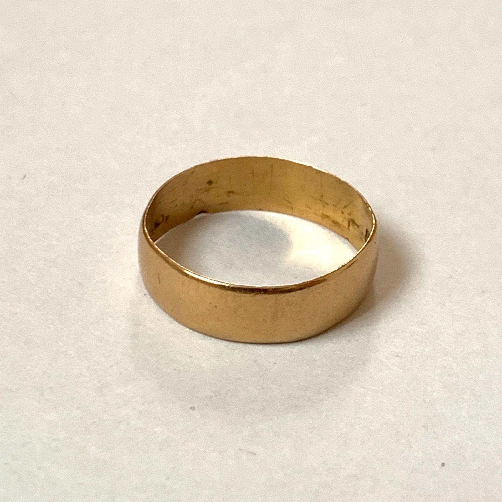 13号 】1910年代 22金無垢 アンティークリング 結婚指輪 婚約指輪
